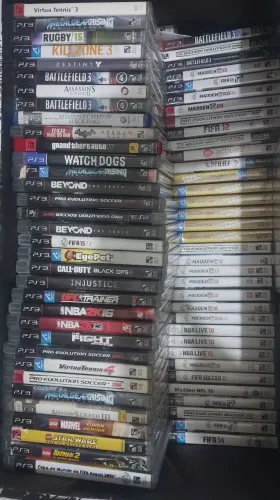 lote de jogos de ps3 30 por 600