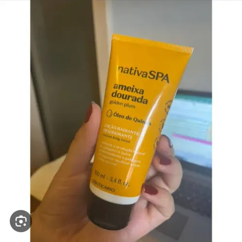 Loção Radiante Corp. Ameixa Dourada 100ml [Nat. Spa O Boticário]