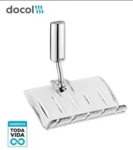 saboneteira banheiro acrílico docol idea chrome - parede box banho