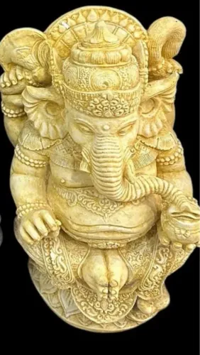  Buda Ganesha de pedra  70 cm importado de Bali raridade peça única 