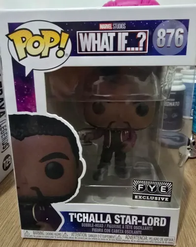 Funko Pop! Marvel T'Chala Star Lord #876