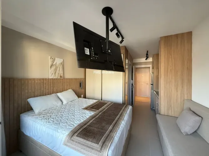 Studio novo com 25m2 em Moema