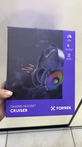 Fone de Ouvido Headset Gamer 7.1 Fortrek Cruiser - Som Imersivo - Loja Coimbra Entrega