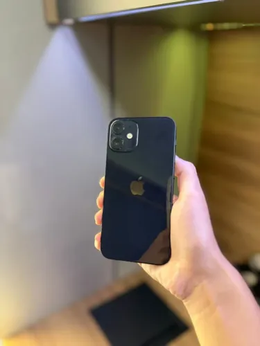 iPhone 12 mini   Cor preto   95% saúde da bateria  128GB SEMI NOVO COM GARANTIA LOJA 