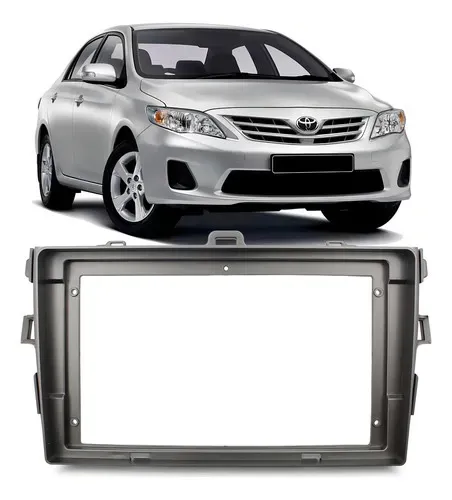 Moldura Painel Dvd 2din 9 Polegadas Corolla 2008 A 2013