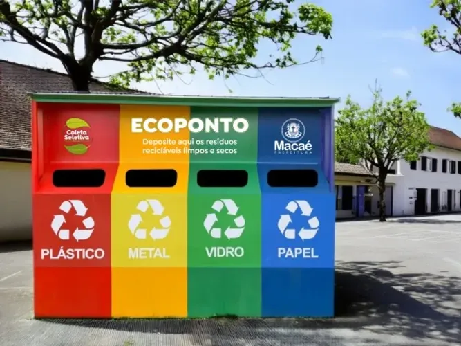 Containers Ecoponto galvanizado e desmontáveis