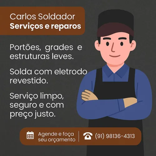 Soldador em domicílio - reparos rápidos e com preço justo
