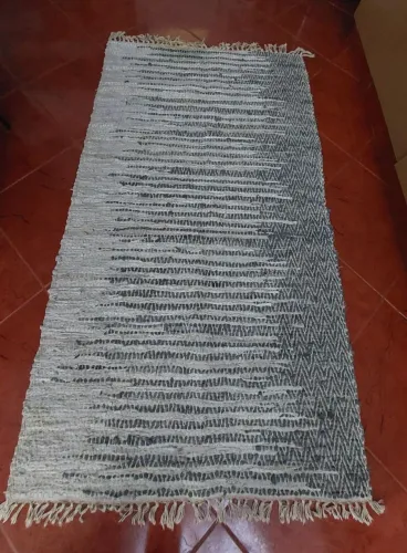 Tapete degradê 1,75x1,00 couro sintético Riachuelo Casa Premium