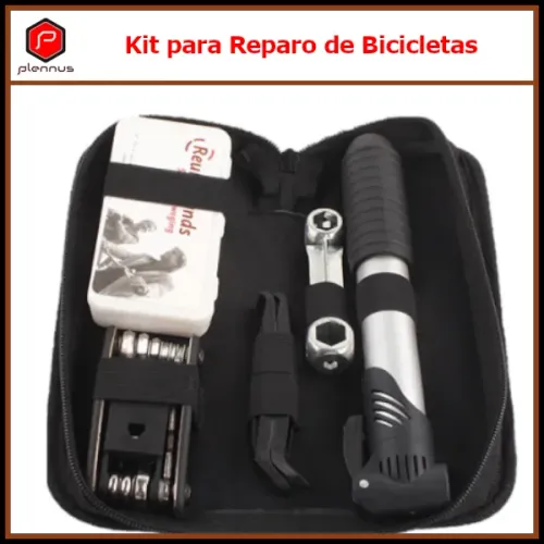 Kit Ferramentas Bike Chaves Bomba de Ar Remendo Reparo Bicicleta Bolsa Quadro z149