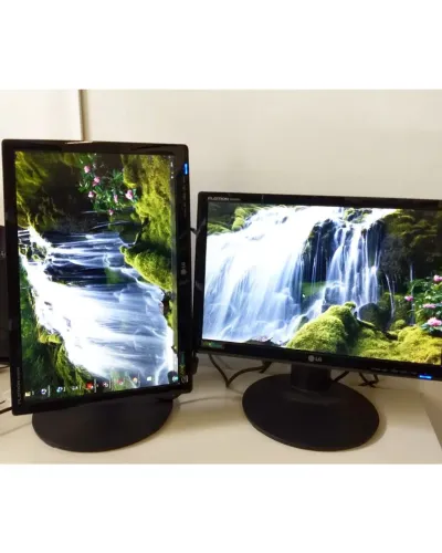 Monitor 19" Polegadas LCD com Base - Perfeitos para Escritório ou Home Office