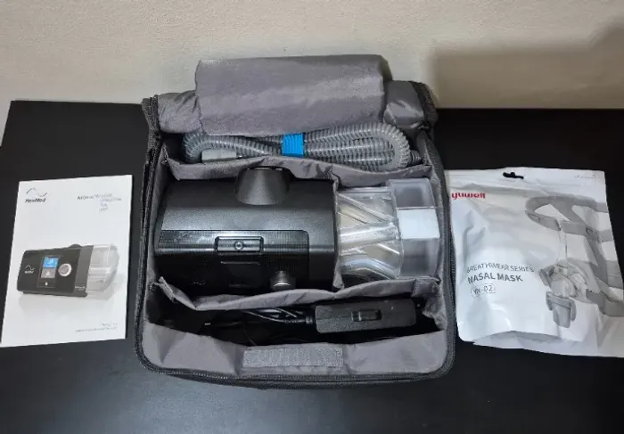 CPAP Resmed AirSense S10 AutoSet e Máscara nasal YUWELL Yn - 02 tamanho M