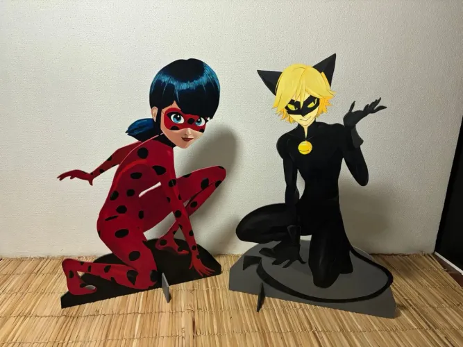 Decoração Miraculous Ladybug e Cat Noir