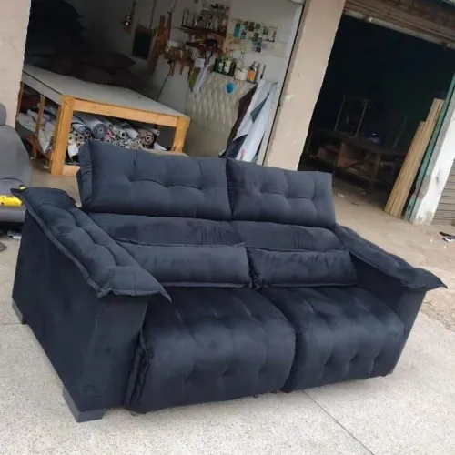 Sofá Retrátil Elegante e Confortável A partir