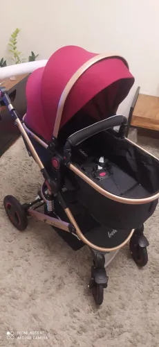 Carrinho de Bebê Belecoo Confort 3 Em 1 (Vinho)