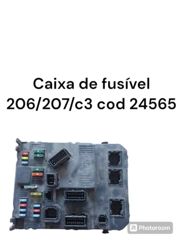 Caixa De Fusivel Peugeot 206 207 C3 Cod C24565