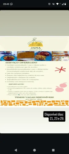 Cozinheira a domicílio - janacozinheiraadomicilio