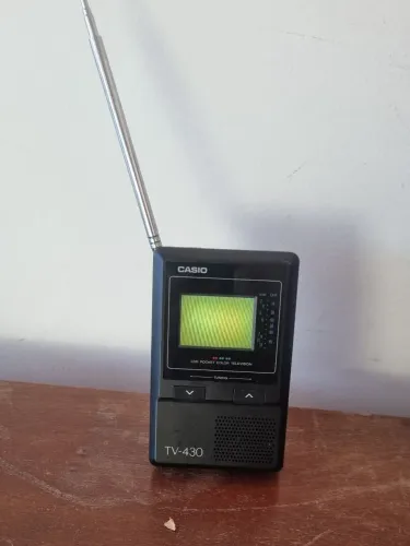 Antiga TV Portátil Casio TV-430 ANALÓGICA Para Colecionadores