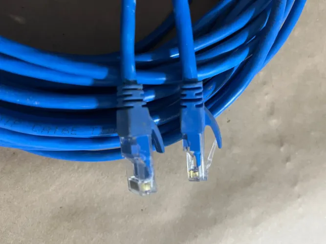 Cabo de Rede RJ45 Azul - 20 metros- cat6