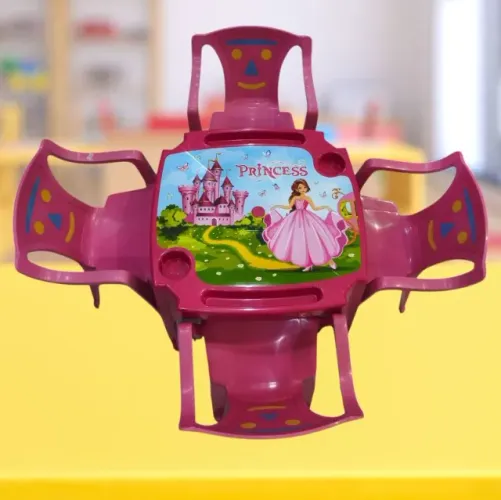 comjunto de mesa infantil com 1mesa e 4cadeiras rosa