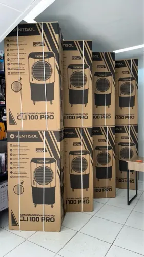 Climatizador Evaporativo Ventisol CLI 100 Pro 210W - Novo