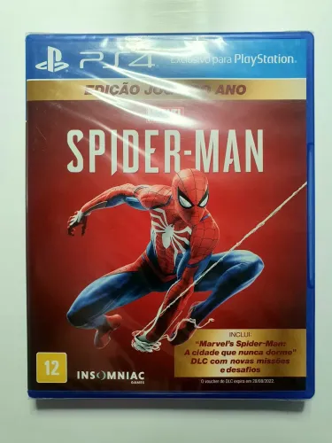 SPIDERMAN GOTY PS4 E PS5 EM PORTUGUÊS EDIÇÃO JOGO DO ANO SPIDER MAN NOVO LACRADO