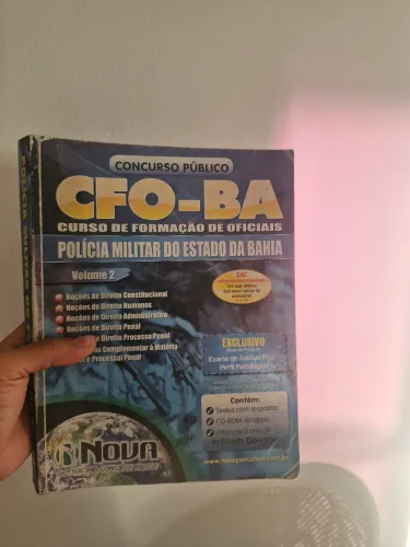 LIVROS CONCURSO CFOA 02 UNIDADES 