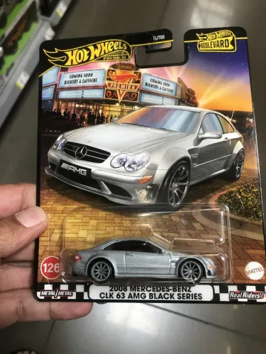Hot wheels premium Mercedes Benz 2008 CLK 63 AMG black series