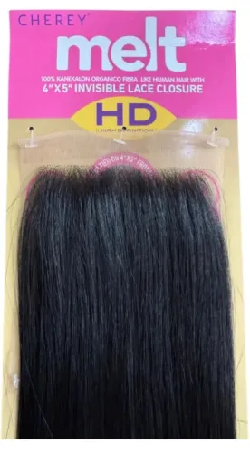 TOP CLOSURE - Tela de cabelo HUMAN HAIR 4x5 HD