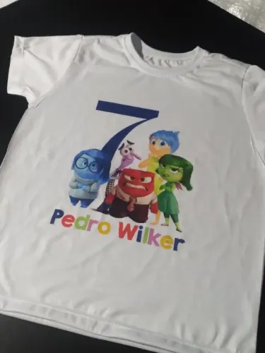 Camisa infantil personalizada com tema aniversário baby
