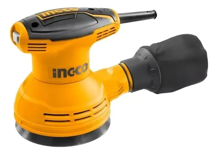 Lixadeira Lixa Orbital Rotativa Ingco 320w 5 Polegadas 220v Cor Amarelo Frequência 60 Hz