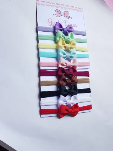 Lindas faixinhas de bebê 