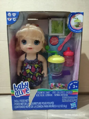 Baby Alive Spoonfuls Baby - Comidinha Divertida