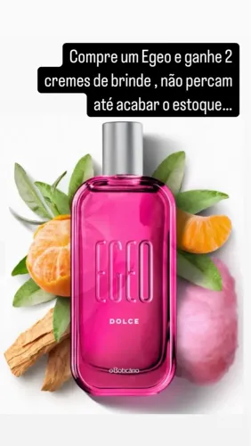 Baixou ! Egeo Dolce - Perfume Feminino - O Boticário + 2 brindes 