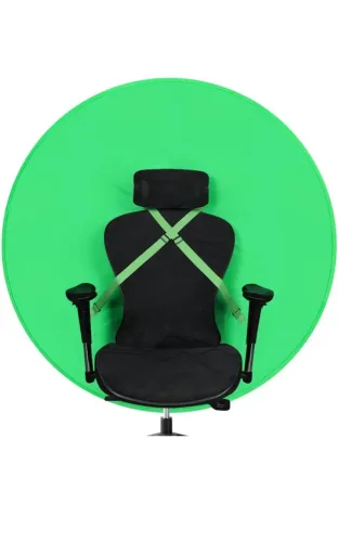 Fundo Chroma Key para Cadeira - Perfeito para Streaming!