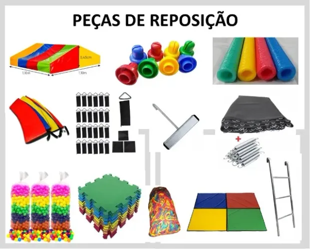 Peças de Reposição Pula Pula/Piscina de Bolinhas