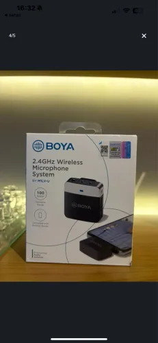 BOYA Microfone Sem Fio Lapela 