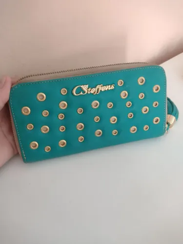 Carteira csteffens pouco usada praticamente nova hexa herança visão exterior.