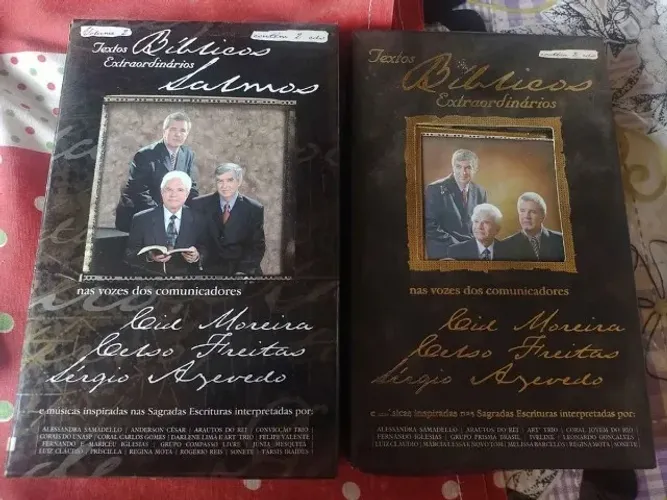 Textos Bíblicos Extraordinários Box 2 Cds Volumes 1 e 2 Cid Moreira, Celso Freitas