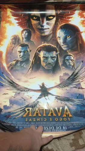 Cartaz Avatar Fogo e Cinzas!