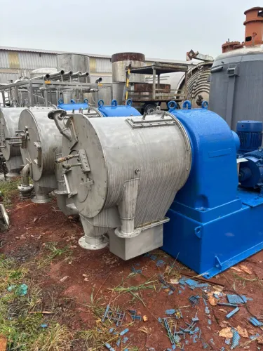 Centrífuga Pusher Secador de Sólidos 10 a 12 Ton/Hr
