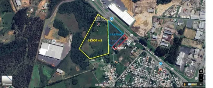 ÁREA COM 58.000 M² À VENDA NA BR 282 EM LAGES