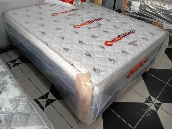 CAMA BOX CASAL DE MOLAS ENSACADAS