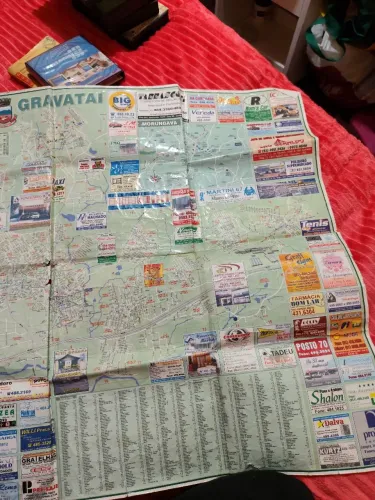 Mapa antigo GRAVATAÍ 