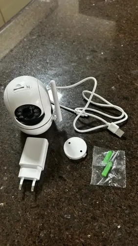 Câmera Wifi Babá Eletrônica Pet 360° Visão Noturna Segurança