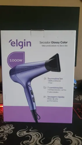 Secador de cabelo nunca foi usado