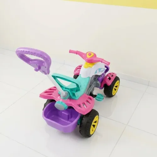 Quadriciclo Infantil Menina 2 em 1 Usado