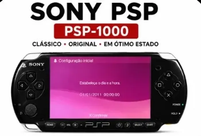 PSP Sony Portátil - Conservado e Funcionando Perfeitamente