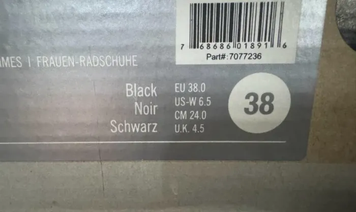 Sapatilha Giro Techne W 37BRASIL - 39EUR
