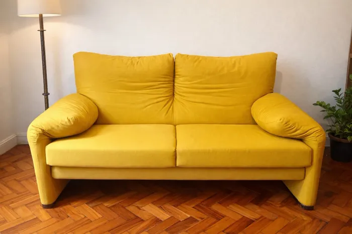 sofá maralunga vico magistretti para cassina