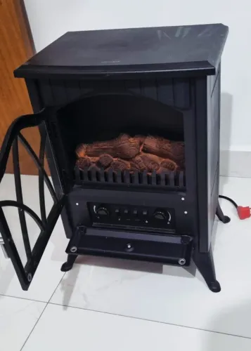 Aquecedor Lareira Elétrica Cadence Retrô 127v 1500w